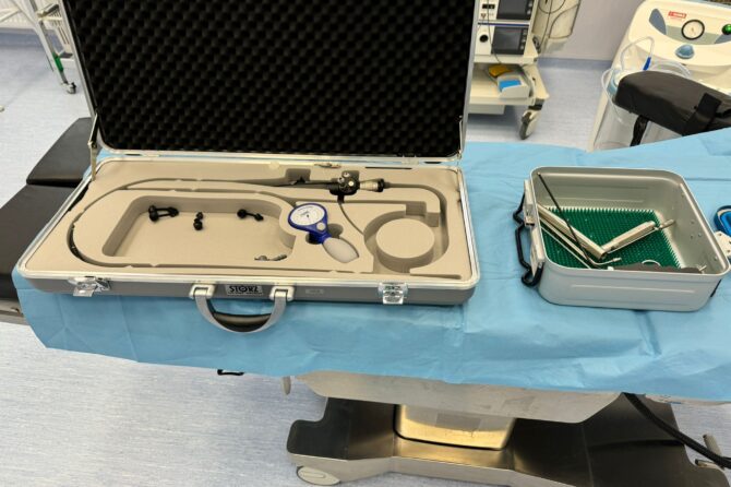 Proceduri medicale efectuate în premieră la SCJU Sibiu, după dotarea Compartimentului de chirurgie toracică și esofagiană cu două aparate multiperformante