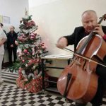 Sunetul magic al colindelor a răsunat la Spitalul Clinic Județean de Urgență Sibiu