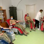 100 de studenți și cadre de la  Academia Forțelor Terestre  „Nicolae Bălcescu” Sibiu au donat sânge săptămâna trecută  – Acțiune  specială de donare organizată la sediul AFT Sibiu