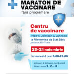 Vaccinarea CONTINUĂ! RAPEL și Maraton de vaccinare în acest weekend la Sala Thalia