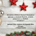 Mesajul managerului SCJU Sibiu cu ocazia sărbătorilor de iarnă